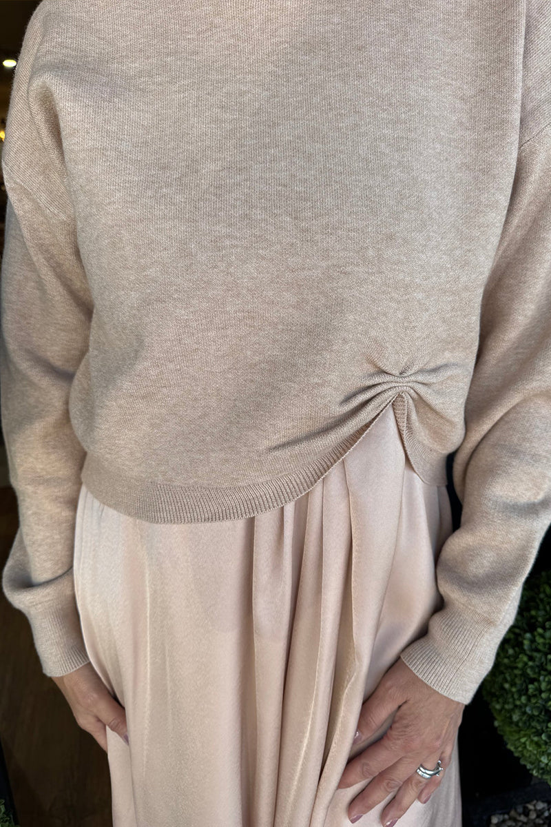 ELARA PARIS™ | Robe Pull Élégance – Effet Deux-Pièces