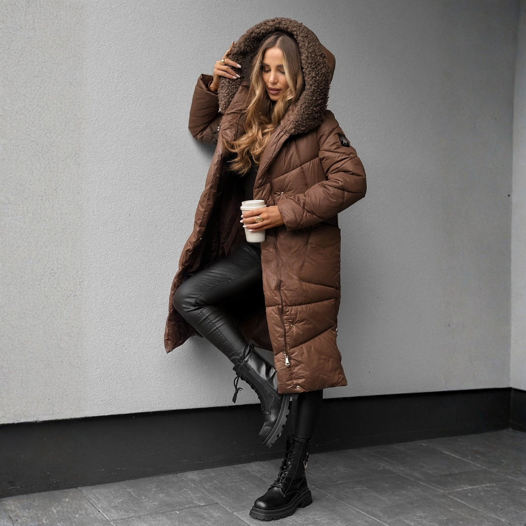 ELARA PARIS™ | Manteau Élise – Élégance Hivernale & Chaleur Absolue