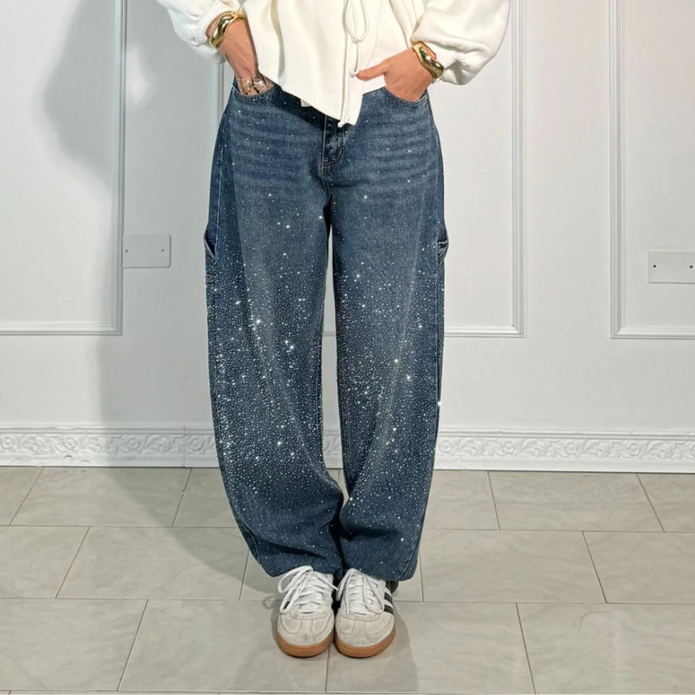 ELARA PARIS™ | Jean Ballon Statement – Attitude Urbaine & Élégance Moderne