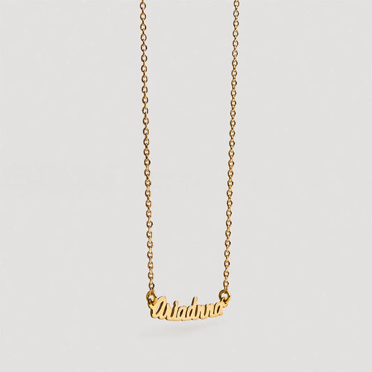 Naamplaatje van verhard blok Calliope