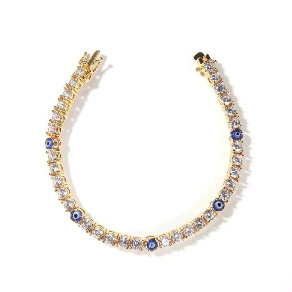 ICY EVIL EYE BRACELET A