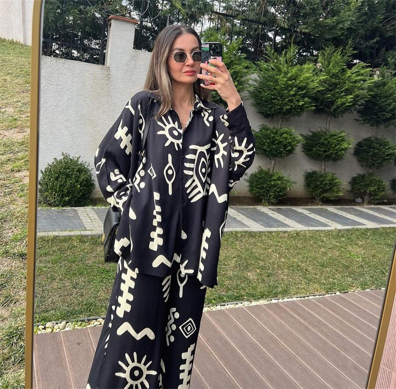 ELARA PARIS™ | Ensemble Fluide Tribal – Expression Audacieuse & Esprit Bohème-Chic