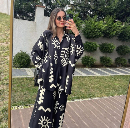 ELARA PARIS™ | Ensemble Fluide Tribal – Expression Audacieuse & Esprit Bohème-Chic