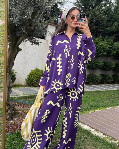 ELARA PARIS™ | Ensemble Fluide Tribal – Expression Audacieuse & Esprit Bohème-Chic