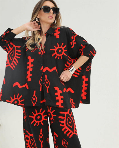 ELARA PARIS™ | Ensemble Fluide Tribal – Expression Audacieuse & Esprit Bohème-Chic