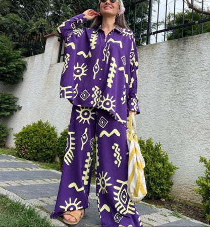 ELARA PARIS™ | Ensemble Fluide Tribal – Expression Audacieuse & Esprit Bohème-Chic