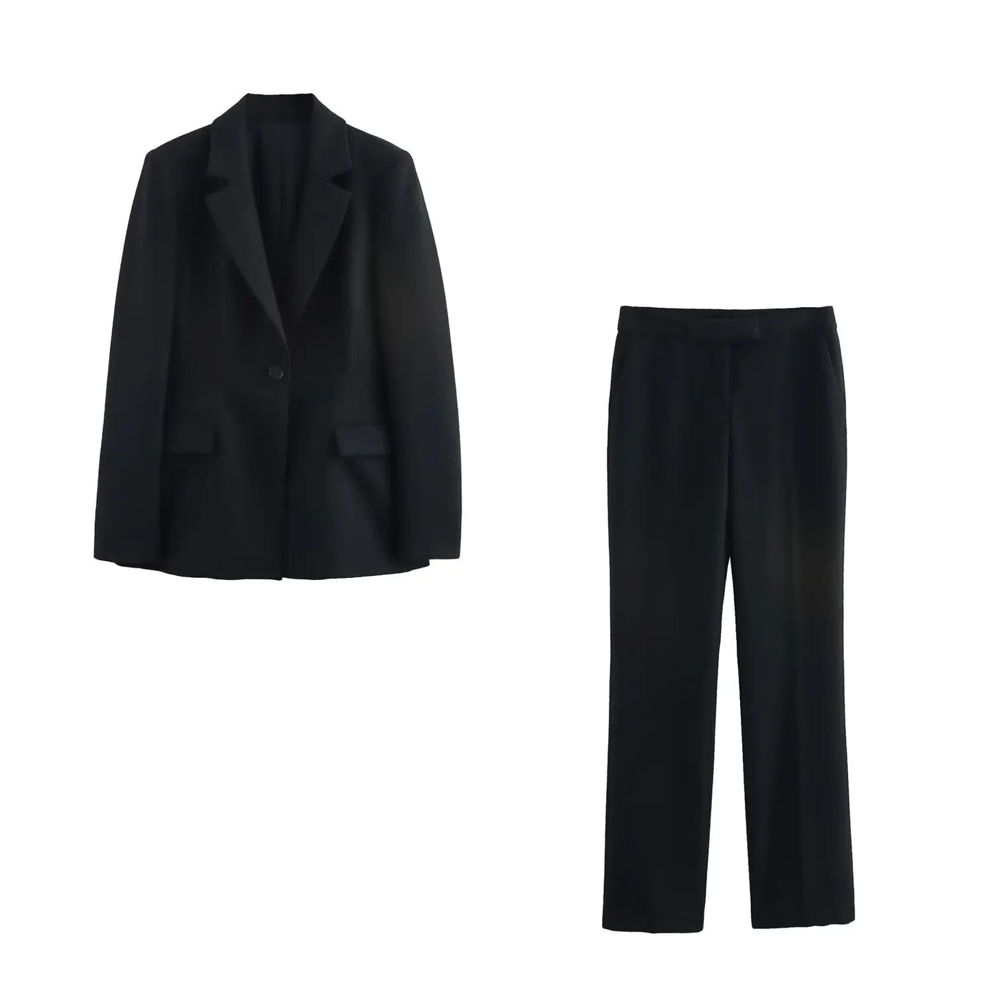 ELARA PARIS™ | Tailored Power Suit – Ensemble Blazer & Pantalon 2 Pièces