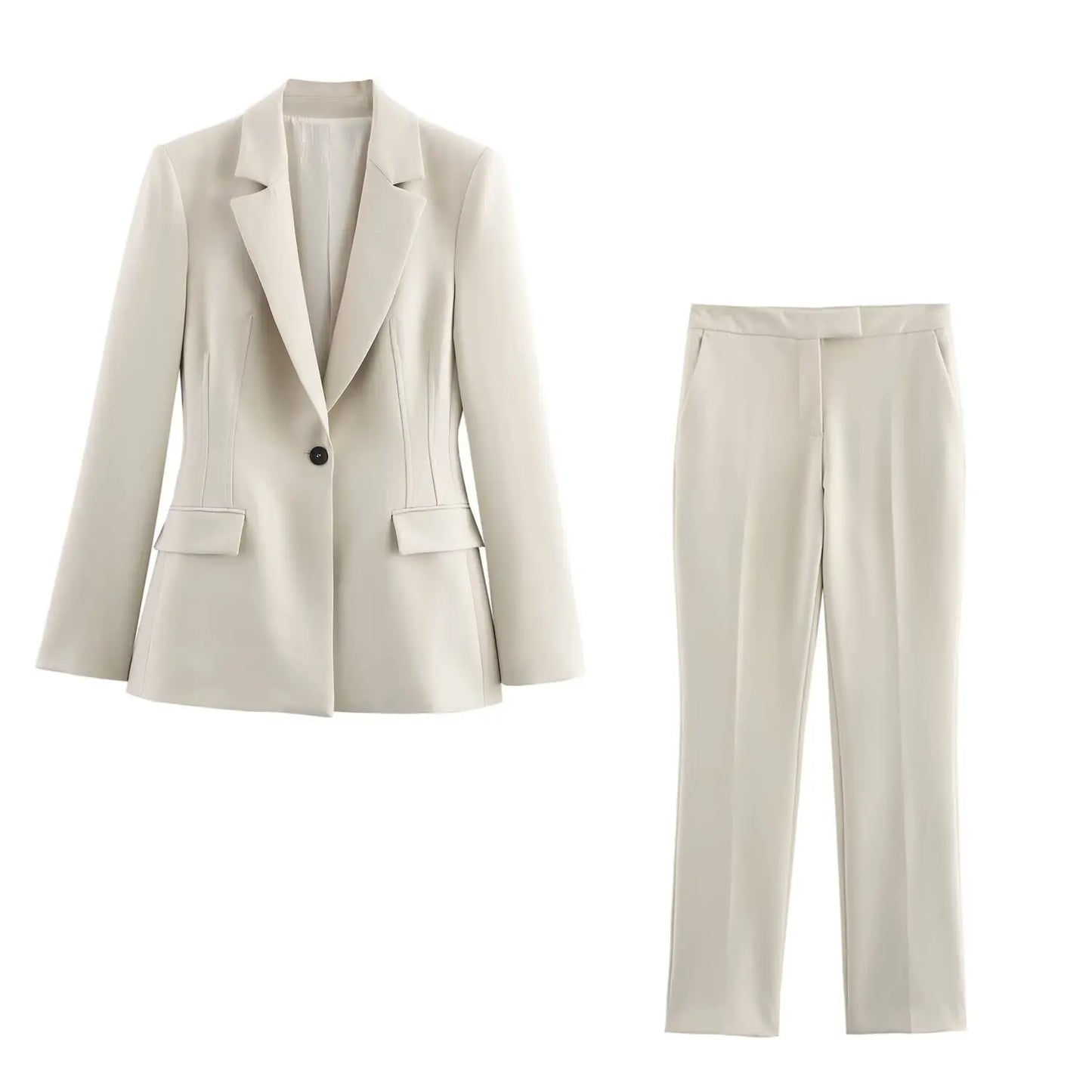 ELARA PARIS™ | Tailored Power Suit – Ensemble Blazer & Pantalon 2 Pièces