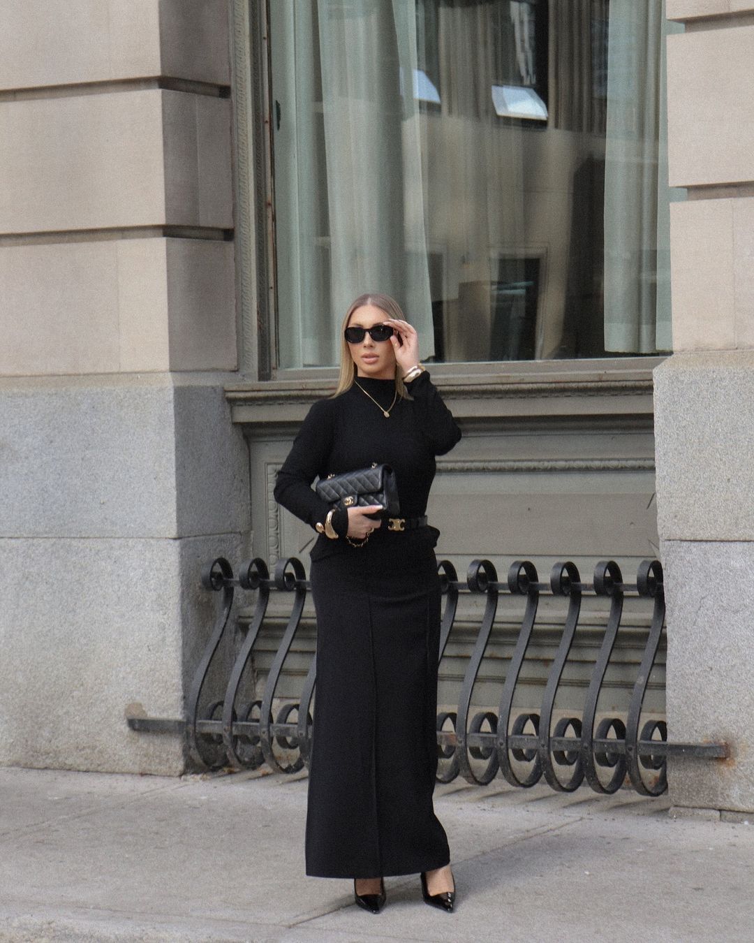 ELARA PARIS™ | Jupe Midi Drapée – Élégance Fluide & Confort Moderne